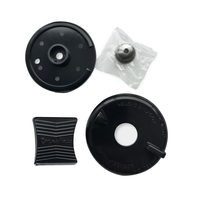 Montaje de perilla Nutri ✓ Sensor II (Perilla, disco superior con clavija, disco inferior y silbato)